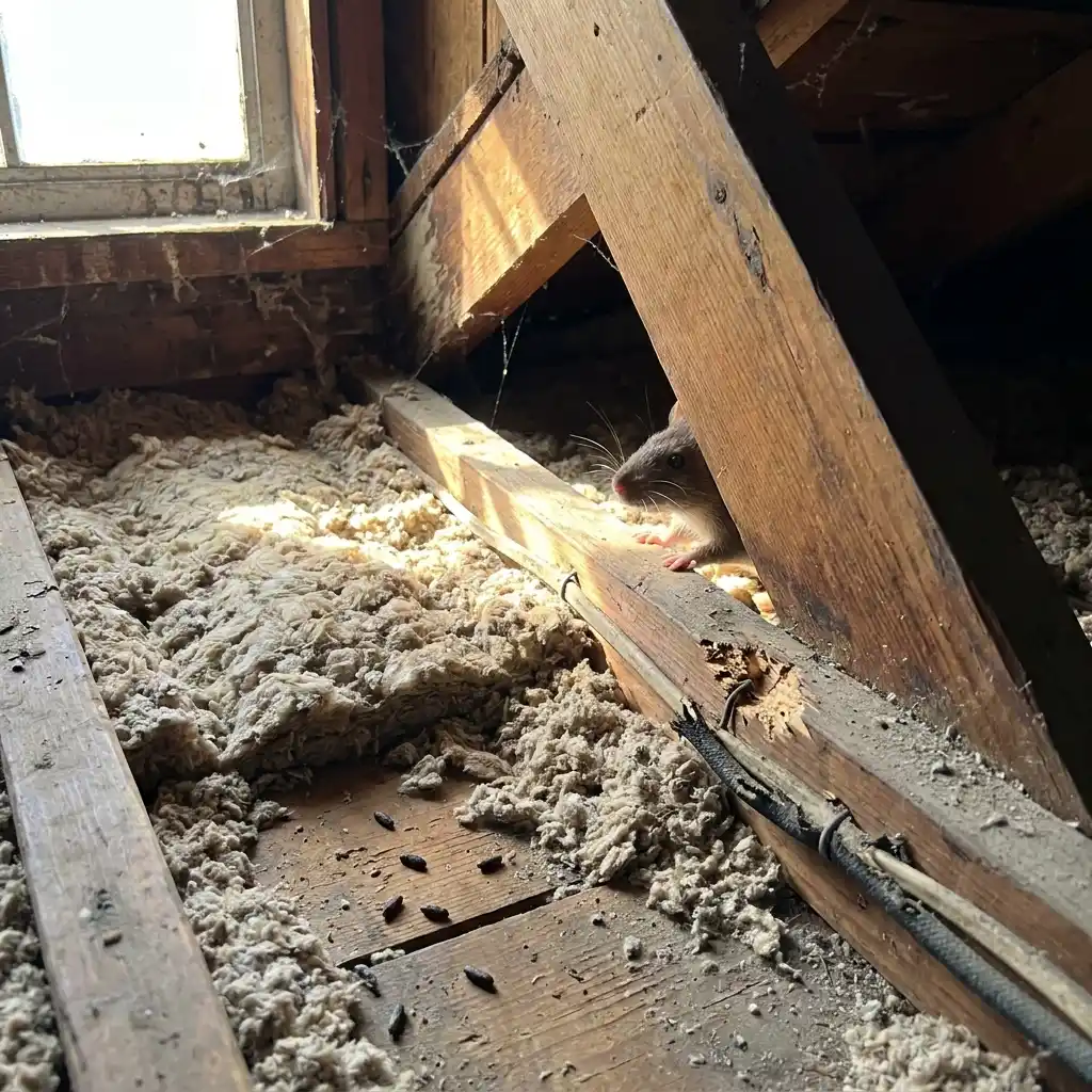 rat removal Burbank CA attic insulation health risk